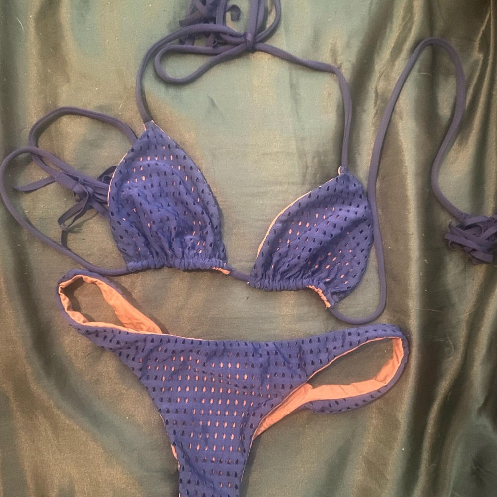 Acacia Swimwear ocean mesh set